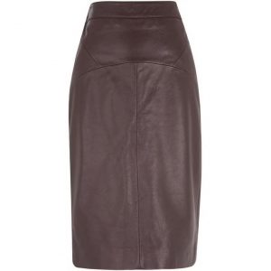 AW trends, leather skirt